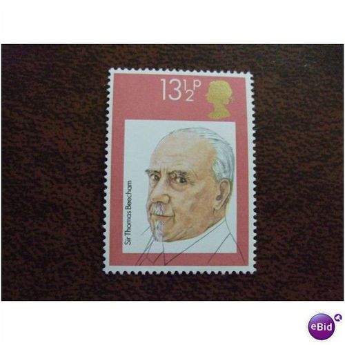 1980 GB Thomas Beecham unused mint stamp SG1131 Music