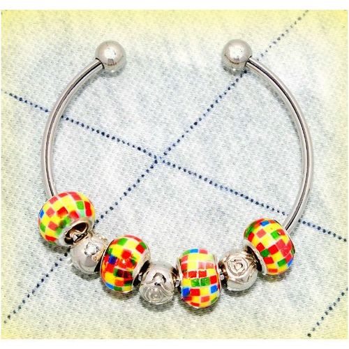 Sale Carnival European Beads Charm Silver Plated Bracelet Bangle Jewellery 816
