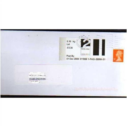 2009 2nd 'POST & GO' (KENSINGTON HIGH STR) COVER (EBID9138)