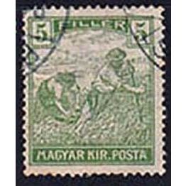 Hungary 1920 Harvest 5f Used Stamp