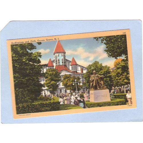 New Jersey Ocean Grove Auditorium & Park~1946