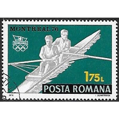 Mi 3353: 1 L. 75 multicoloured Olympic Games, Montreal: Rowing