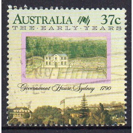 Australia 1988 The Early Years - Government House, Sydney 1790 37c Used