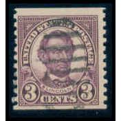Used 600 3c Abraham Lincoln Barely Clears M09705