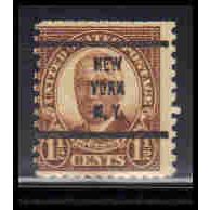 Used 684 1 1/2c Warren Harding Average PreCnx KA7050