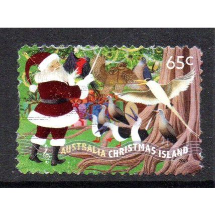CHRISTMAS ISLAND: 2020, CHRISTMAS, USED SELF ADHESIVE STAMP. 018-036