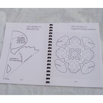 Birth Flowers Hawaiin Style Quilt Pattern Book Mary Haunani Cesar