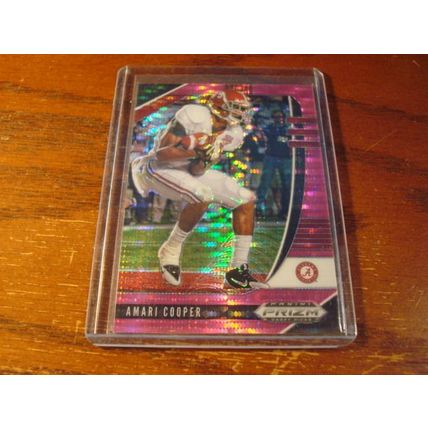 2020 Prizm Draft Picks, Pink Pulsar, AMARI COOPER, Alabama #7