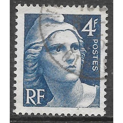 FRANCE 1945 MARIANNE LIBERTY gandon 4Fr used