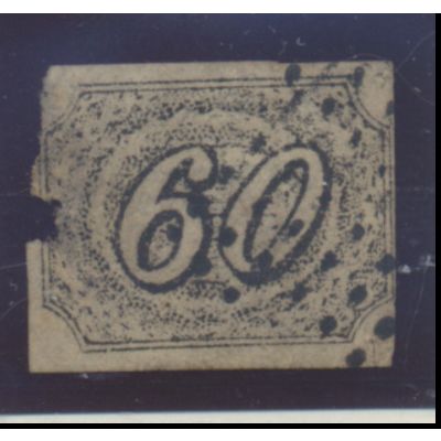 Brazil Stamp Scott #9, Used, Faults