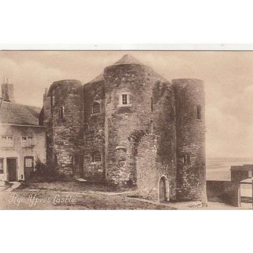 Sepia Postcard - Ypres Castle, Rye, Sussex