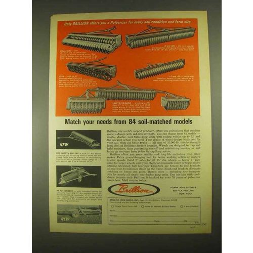 1967 Brillion Pulverizer Ad - LD, LG, LGS, CFPS, LF