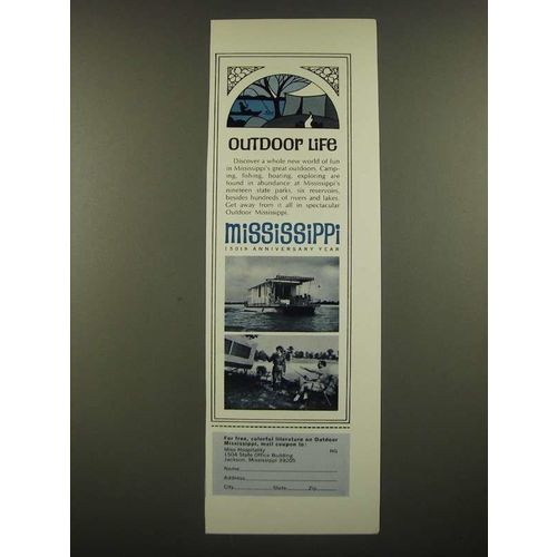 1967 Mississippi Tourism Ad - Outdoor Life