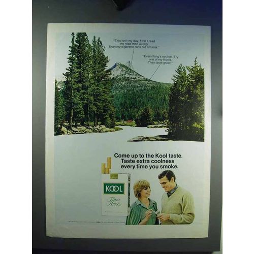1967 Kool Cigarettes Ad - Taste Extra Coolness