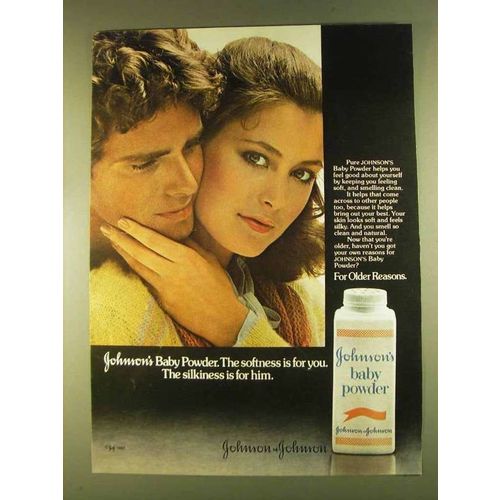 1980 Johnson's Baby Powder Ad - The Softness