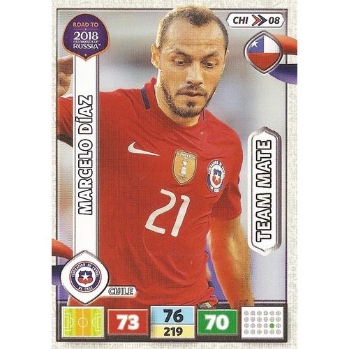 Adrenalyn XL Road to World Cup 2018: Chile - Midfielder, Díaz