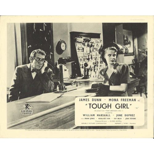 TOUGH GIRL ("That Brennan Girl") Mona Freeman F-O-H Stills (7)