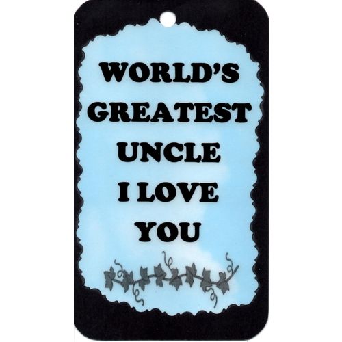 2049 Inspirational Sign World's Greatest Uncle Love Magnet Family Friends Gifts