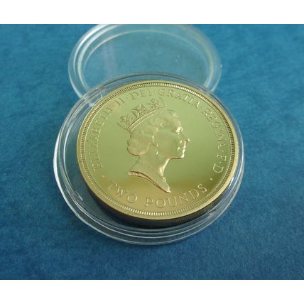 1989 "Claim of Right" Proof UK £2 Coin.