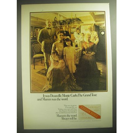 1974 Mumm Cordon Rouge Champagne Ad - It was Deauville, Monte Carlo.