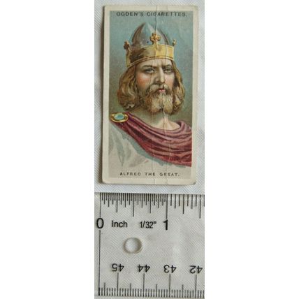 1924 Ogden's card Leaders of Men No. 2 Alfred the Great