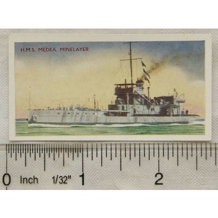 1937 Carreras Our Navy No. 36 HMS Medea Minelayer