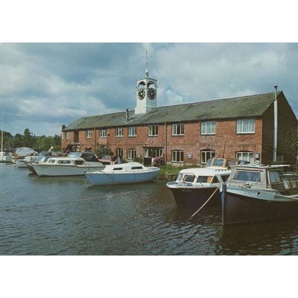 The Clock Warehouse On Stourport Canal Staffordshire Postcard