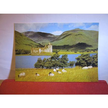 KILCHURN CASTLE LOCH AWE, SCOTLAND unused postcard, dated 1985 #