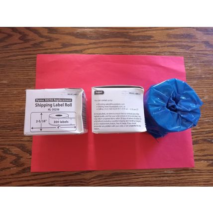 DYMO LW 30256 : 3 Rolls of 300 - Direct Thermal Shipping Labels