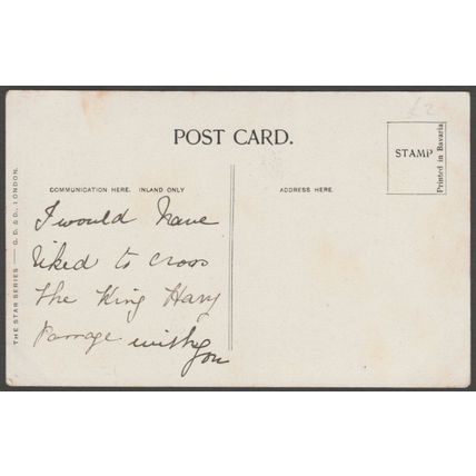 Electric Stair, Southend on Sea, Essex, c.1905-10 - GD&DL Star Series Postcard