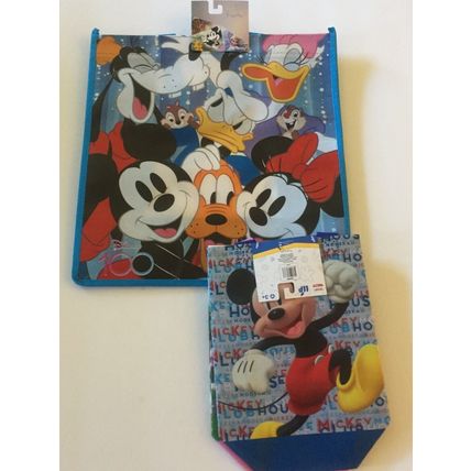 New Marvel Spider-Man 13'' x 12'' x 6'' Reusable Tote Bag & 2 Mickey/Minnie