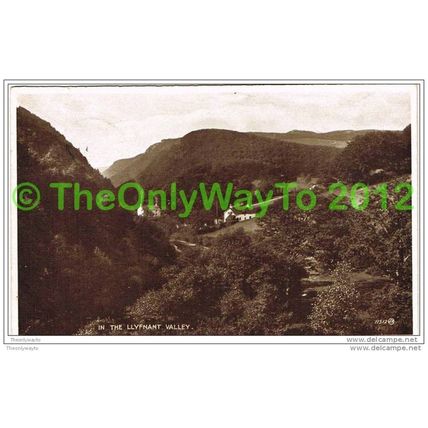 IN THE LLYFNANT VALLEY, WALES, 1936, Postcard