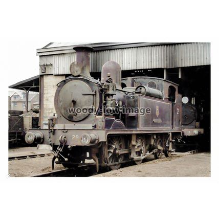 ptc7079 - I.O.W. - SR W29 "Alverstone" at Ryde St. John's Station - print 6x4