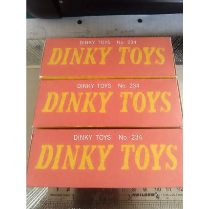 Dinky No234 Ferrari Racing Car - Early No Picture Replica / Repro Box