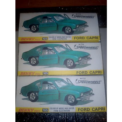 Dinky No165 Ford Capri - Replica / Repro Box