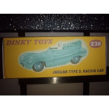 Dinky No238 Jaguar Type D- Replica / Repro Box