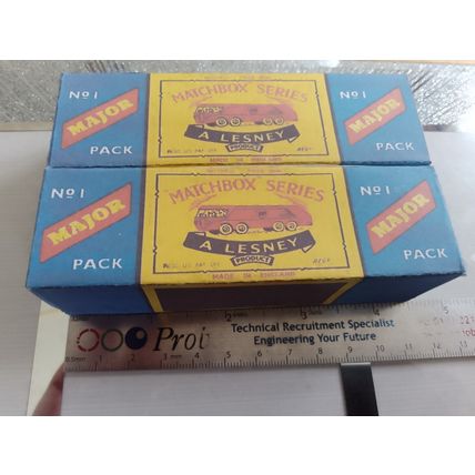 Matchbox - Major Pack No1 - Early BP Petrol Tanker Replica / Repro Box