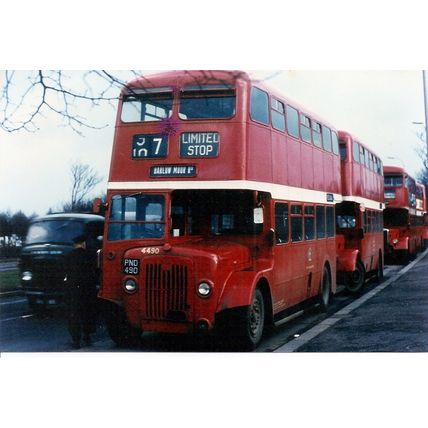 Colour Photograph of Manchester Corporation Transport - PND 490