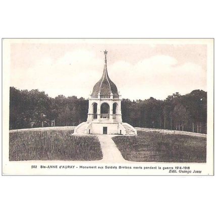 56 - Auray - Sainte Anne d'Auray- monument aux soldats Bretons