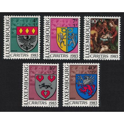 Luxembourg Arms of Local Authorities Painting 5v 1983 MNH SG#1119-1123