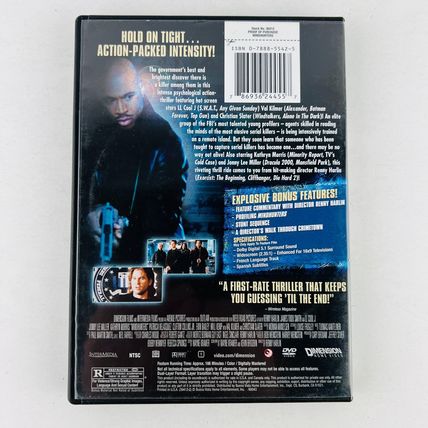 Mind Hunters DVD James Todd Smith (LL Cool J), Jonny Lee Miller Mindhunters