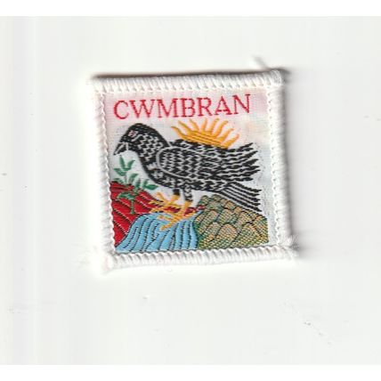 Scout Badge Wales - Cwmbran - Hessian Back(BY191)