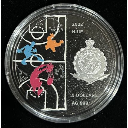 2 Oz Silver Collectible Space Jam In Wooden Box #85/300