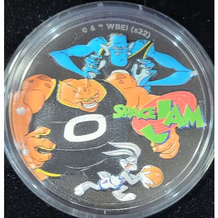 2 Oz Silver Collectible Space Jam In Wooden Box #85/300