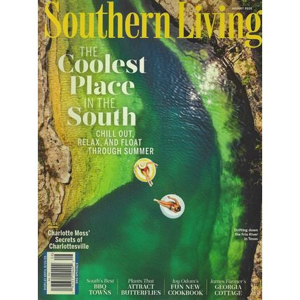 SOUTHERN LIVING-AUGUST 2025-THE COOLEST PLACE IN THE SOUTH-NEW-SEALED-NO LABEL