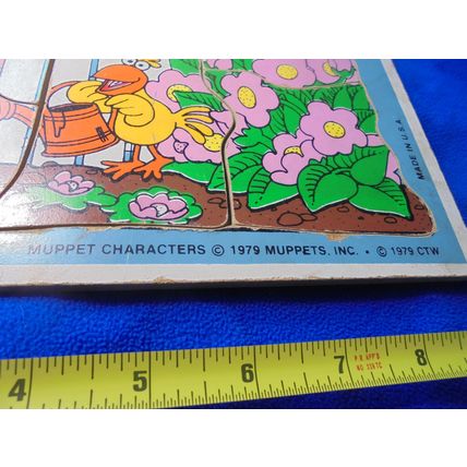 Cute 1979 Sesame Street BIG BIRD Wood Frame Tray Puzzle!! $7.00 obo!! This cute