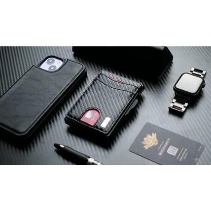 Umoven Wallet for Men - with Money Clip Slim Leather Slots Credit Card Holder RF