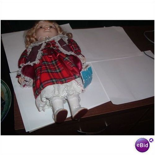 DOLL BOXED DECORATIVE NOT TOY (03/12)