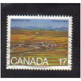 1980 canada 75th anniversary of alberta 17c f/u sg986