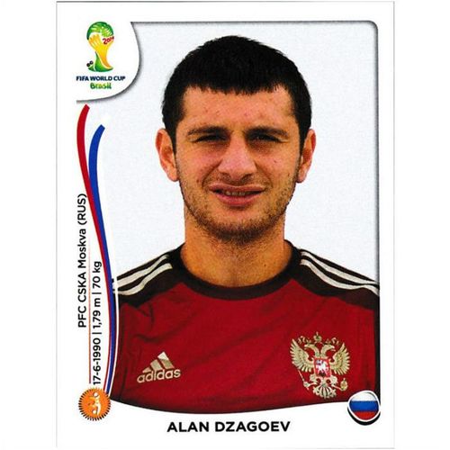 2014 Panini World Cup Soccer Stickers - #617 - Alan Dzagoev